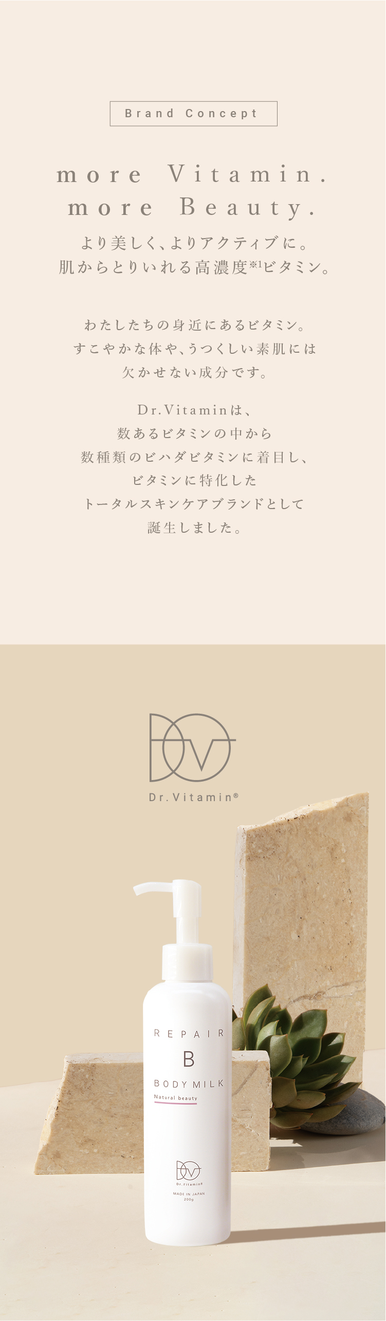 通販】Dr.Vitaminドクタービタミン Repair B Body Milk 200g